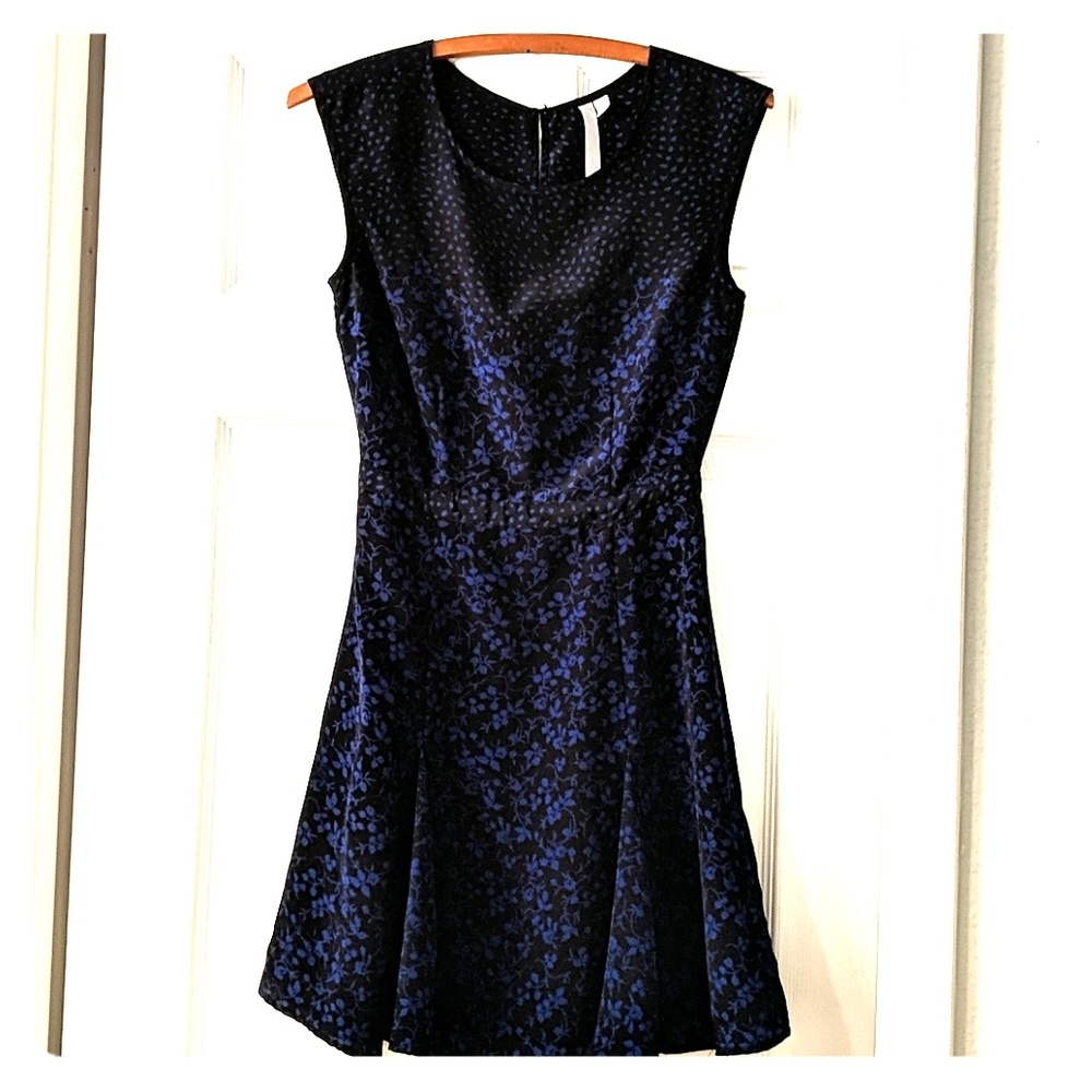 Reformed blue black dress xs urban outfitters